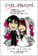結婚報告はがき用似顔絵データサンプル